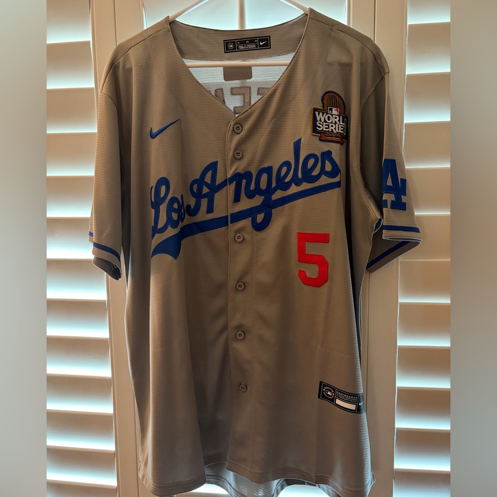 Freddie Freeman LA Dodgers World Series Nike jersey size XL